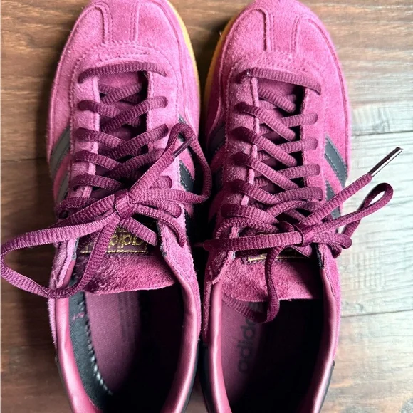 Adidas Spezial Maroon and Black Sneakers - Picture 7 of 9